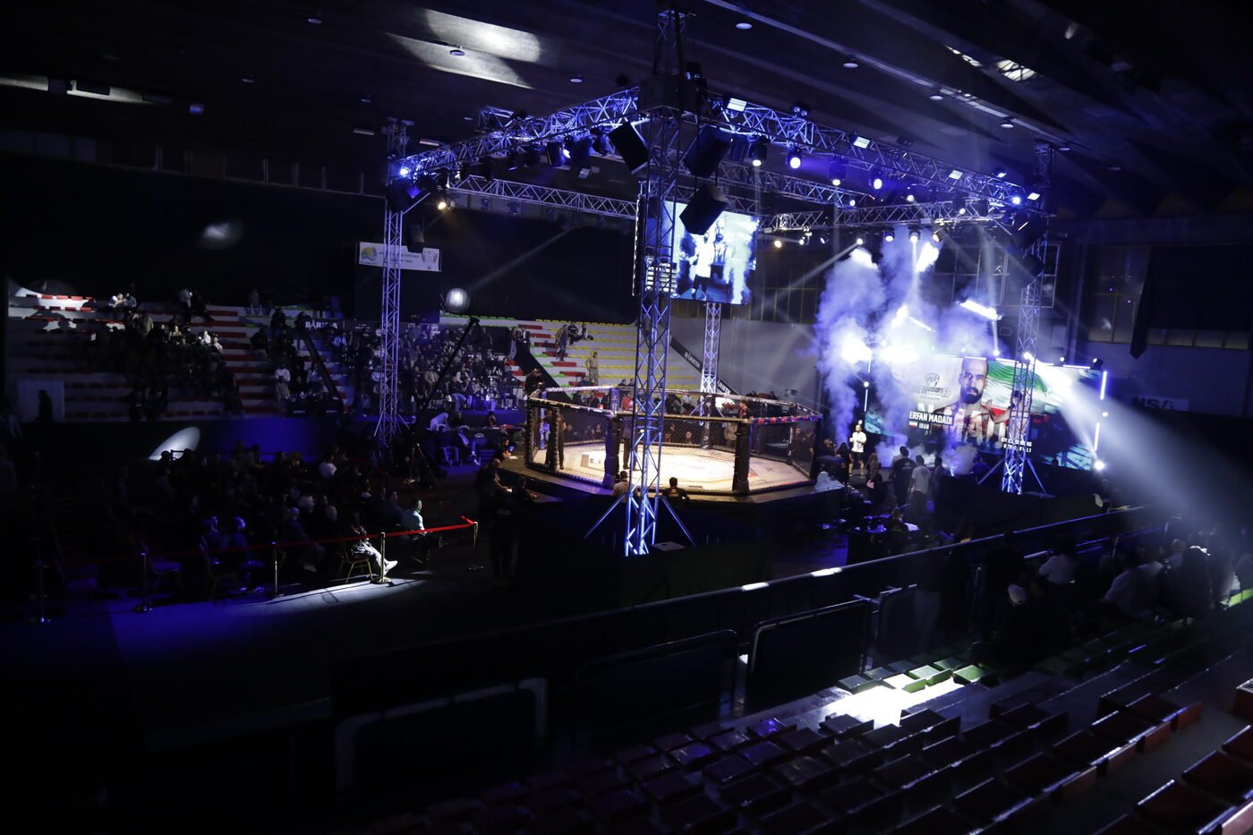 IMMAF Asian Championships cage action shot